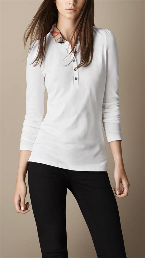 burberry polo women|Burberry long sleeve women us.